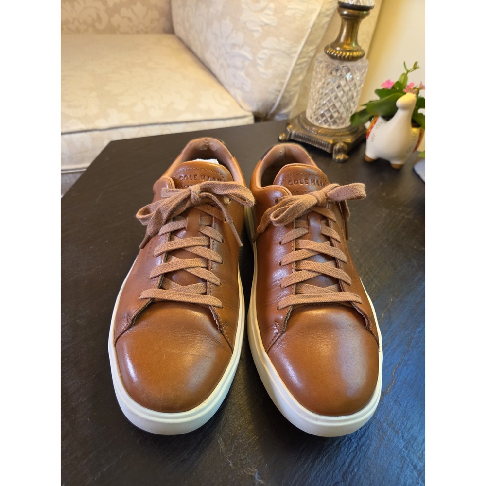 Cole Haan Men's Grand Crosscourt Traveler Sneakers C36657 British Tan Size 7.5M - Picture 2 of 11